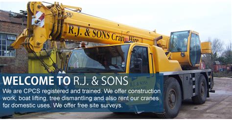 RJ and Sons Crane Hire